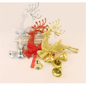 Herten Met Klokken Trompet Fawn Kerst Klokken Kerstversiering Decoratie Hangers