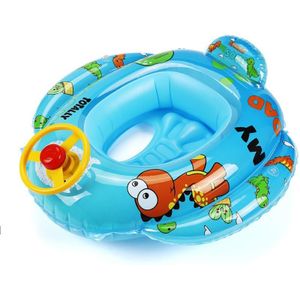 7 Kleuren Zomer Baby Zwemmen Ring Cartoon Leuke Met Stuurwiel Dikke Leuke Ronde Vorm Watering Float Seat Ring