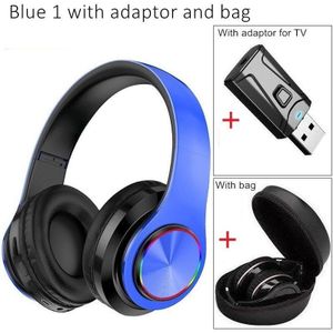 Tv Helm B39 Draadloze Hoofdtelefoon Opvouwbaar Bluetooth Headset Pc Tablet Bluetooth Adapter Waterdichte Oortelefoon Tas Gaming Tv Muziek