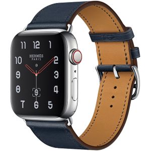 Fashon Leather Loop Voor Iwatch Serie Se 6 5 4 3 2 1 44Mm Riem Voor Apple Horloge band 38Mm 42Mm 40Mm