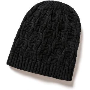 Hoed voor mannen casual wild twist breien wol voor mannen en vrouwen voor dubbele wollen muts outdoor warme acryl cap