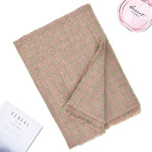 Kenshelley Effen Plaid Tartan Vrouwen Kasjmier Sjaal Beste Warm Winter Engeland Sjaal Vrouwen Elegante Gebreide Plaid Sjaal