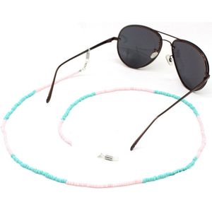 Mode Unisex Anti-Verloren Acryl Kralen Ketting Gezichtsmasker Lanyards Leesbril Chain Hals Bandjes Masker Cord Holder