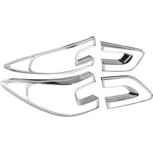 4 Stuks Auto Achterlicht Cover Trim Frame Abs Chrome Decoratie Voor Renault Kadjar Styling Accessoires