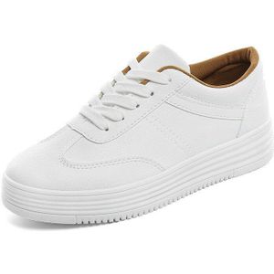 Dames Sneakers Leisure Wit Canvas Lace Up Damesschoenen Mand Slangen Platte Schoenen Maat 35-39 dames Tennis Schoenen