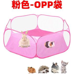 Draagbare Pop Open Indoor / Outdoor Klein Dier Kooi Spel Speeltuin Hek Voor Hamster Chinchilla En Cavia varkens