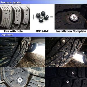 Auto Sneeuw Band Studs Band Slijtvast Anti-Slip Nagels Sneeuw Spikes Voor Tire Winter Band Studs Voor auto Suv Atv Truck