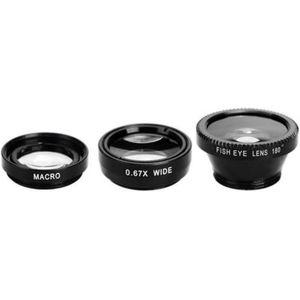 Clear 3 In 1 10X Macro Groothoek 4K Telefoon Camera Lens Voor Schieten