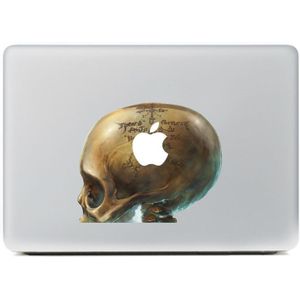 Gegraveerd vloek schedels Vinyloverdrukplaatjesticker voor DIY Macbook Pro/Air 11 13 15 Inch Laptop Case Cover Sticker