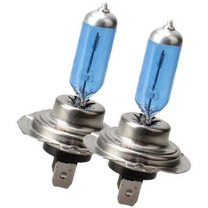 2 Pcs Blue Plated H7 12V 55W Car Auto Halogeenlamp Koplamp Lamp