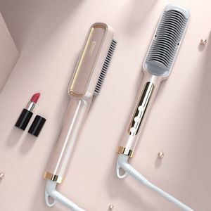 Mini Stijltang Borstel Baard Kam Steiltang Styler Mini Hair Styling Tool Kam Haar Borstel Stijltang