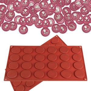 Wax Seal Stamp Siliconen Matten/Pads, 24-Holte Wax Afdichting Mat Verwijderbare Sticky Dots Voor Diy Craft Lijm Waxen