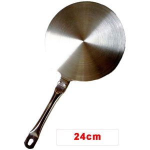 24 cm Diameter Inductie Kachel Thermische Gids Plaat Roestvrijstalen Fornuis Kookplaat Warmte Converter Schijf Kookgerei voor Keuken Parts Tool