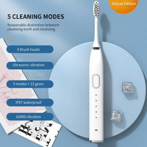 Elektrische Tandenborstel Volwassen Sonic Ultra Sonic Automatische Waterdichte Tandenborstel Usb Oplaadbare Xaomi Brosse Een Deuk Electrique