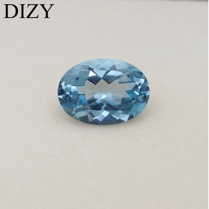 DIZY Sky Blue Topaz Ovale Gefacetteerde Cut 13*18mm 14.5Cts Natuurlijke Losse Edelsteen Voor Zilver en Goud diy sieraden Montage