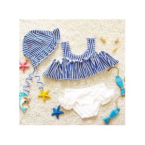 Prinses Gestreepte Meisjes Badpakken Twee Stukken Zwemkleding Kinderen Badpakken Leuke Strand Rok 2-6Years Kinderen Meisjes Badmode