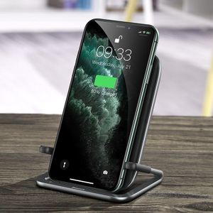 Baseus 15W Qi Wireless Charger Stand Voor Iphone 11 Pro X Xs Snelle Draadloze Opladen Pad Voor Samsung S20 s10 Telefoon Oplader Station