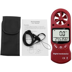 Handheld Lcd-scherm Digitale Anemometer Wind Meter Hygrometer Thermometer