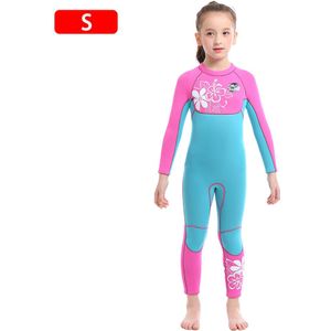 Wetsuits Kinderen/Jeugd 3mm Neopreen Full Suits Lange Mouw Surfen Zwemmen Duiken Badpakken Warm Houden Terug zip Jongen Meisjes