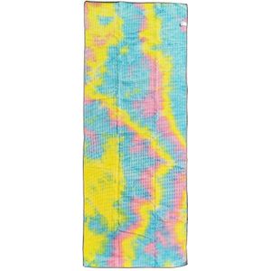 Oyoo Tie-dye Print Yoga Blanket Sweat-absorbing Yoga Training Blanket Close Skin Non-flip Colorful Yoga Mat Towel