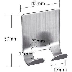 1 Pcs Wall Mount Roestvrij Staal Elektrische Scheermes Houder Badkamer/Keuken Multifunctionele Haak Scheermes Plank Blade Houder