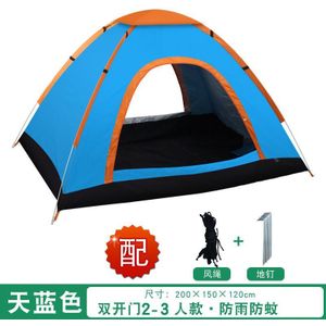 33UV Bescherming 2-3 Persoon Automatische Quick Up Outdoor Onderdak Camping Tent Instant Popup Anti Uv Luifel Tenten Outdoor sunshelter