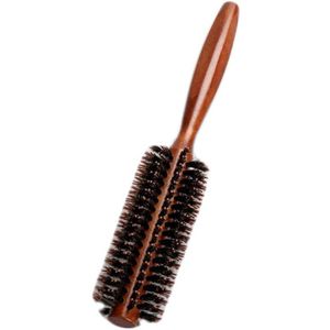 6 Soorten Rechte Twill Haar Kam Natuurlijke Varkenshaar Rollen Borstel Ronde Vat Blazen Curling Diy Kappers Styling Tool