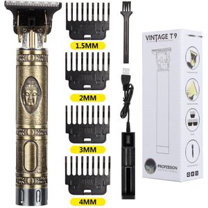 T9 Usb Elektrische Tondeuse Oplaadbare Scheerapparaat Baard Trimmer Professionele Mannen Haar Snijmachine Baard Kapper Cordless
