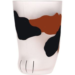 Leuke Kat Poten Glas Tijger Voeters Mok Kantoor Mok Tumbler Persoonlijkheid Ontbijt Melk Porselein Cup Met Lepel