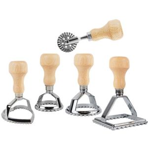 Ravioli Maker Ravioli Stempel Set Van 4 Stuks Ronde & Vierkante Vorm Pasta Mold Tool Ravioli Cutter