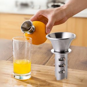 Handleiding Rvs Citruspers Oranje Juicer Fruit Groente Gereedschap Keuken Gadgets Accessoires
