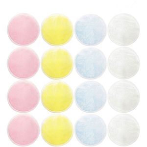 Zeer goedkope Herbruikbare Katoenen Pads Make up Facial Remover Dubbele laag Veeg Pads Nail Art Cleaning Pads Wasbare