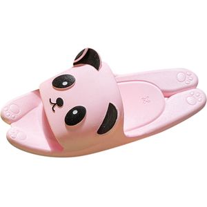 Kids Slippers Ouder-kind Koppels Leuke Cartoon Schoenen Huis Antislip Zwembad Slippers Schattige Beer Slippers Pvc dier Baby Schoenen