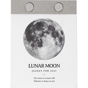 Lunar Maan Serie Desktop Papier Kalender 365 Dagen Dagelijkse Scheduler Tafel Planner Jaarlijks Agenda Organisator