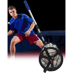 Roller Type Tafeltennis Picker Polyester Nylon Grote Capaciteit Picking Bal Frame Machine Duurzaam Ping-Pong Training Accessoires