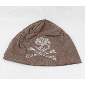 Mode Vrouwen Casual Katoen Beanie Hoed Mannen Skull Caps Crystal Diamond Mutsen Hoeden Gorros