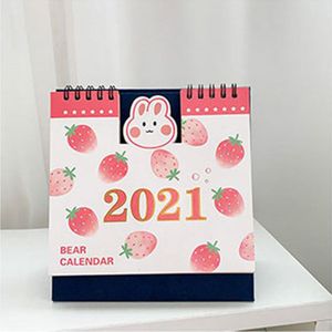 Dieren Kalender Creatieve Desktop Decoratie Kawaii Briefpapier Jaar Planner Kantoor Schema Dagelijkse Plan Tafel Kalender