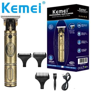 Kemei Professionele Mentrimmer Baard Elektrische Clipper Barbe Haar Snijmachine Herzien Om Outliner Trimmer Tondeuses Mannen