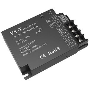 2.4G RK1 Bureau Rotary Panel Rf Afstandsbediening Led Dimmer Helderheid Voor Enkele Strook String Dim Met Draadloze ontvanger