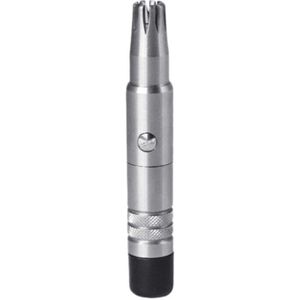 Rvs Handleiding Neus Trimmer Voor Scheren Neus Oorhaar Trimmer Scheerapparaat Gezichtsverzorging Voor Mannen Wasbare Apparaat