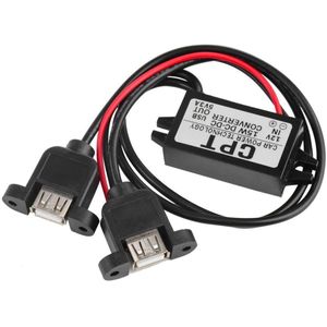 5 Soorten Auto Power Technologie Charger Dc Converter Module Enkele Poort 12V Naar 5V 3A 15W met Micro Usb-kabel