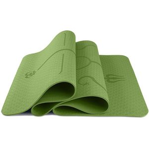 1830*610*6 Mmtpe Yoga Mat Milieu Smaakloos Antislip Sport Fitness Yoga Mat Voor Beginner fitness Gymnastiek Mat