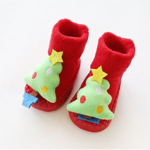 Warmom Kids Kinderen Sokken Voor Meisjes Jongens Thicken Print Katoen Peuters Baby Kerst Sokken Voor Pasgeborenen Baby Korte Sokken