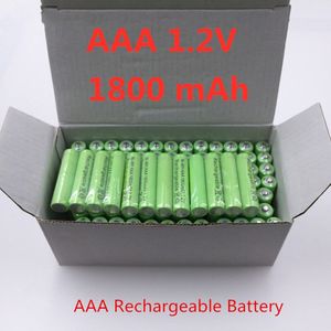 100% Newe Originele Aaa 1800 Mah 1.2 V Oplaadbare Batterij Aaa 1800 Mah Ni-Mh Oplaadbare 1.2 V 2A Batterij