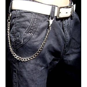 Punk Zilveren Multilayer Man Metalen Ketting Op Broek Hip Hop Jeans Keten Mannen Vrouwen Broek Portemonnee Keten Gothic Rock Chain riem