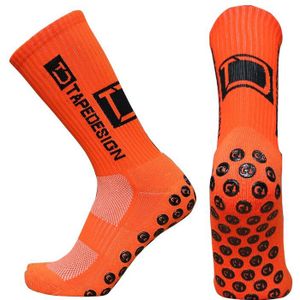 Stijl Td Voetbal Sokken Ronde Siliconen Zuignap Grip Anti Slip Voetbal Sokken Sport Mannen Vrouwen Honkbal Rugby Sokken