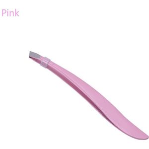 Rvs Wenkbrauw Pincet Wimpers Ontharing Schuine Puller Professionele Wenkbrauw Trimmer Beauty Make-Up Tool