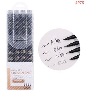 1/4/6/9Pcs Chinese Japanse Kalligrafie Borstel Pen Markers Art Schrijven Schilderen