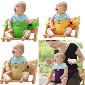 Babyvoeding Stoel Seat Belt Portabl Bandjes Reizen Outdoor High Chair Booster Baby-autozitje Baby Autostoel