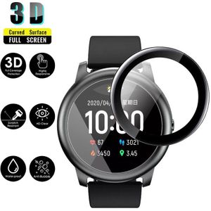 Screen Protector Film Voor Xiaomi Haylou Solar LS05 Smartwatch Anti-Kras Beschermende 3D Gebogen Zachte Rand Volledige Dekking Cover